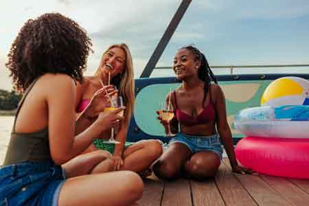 greenport bachelorette boat rental party